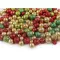 Hungarocell polisztirol golyók glitteres 3 méret mix - 5 színkeverék (1 zacskó)