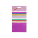 Öntapadós csillámos fólia 10x15 cm - mix (1 szett)