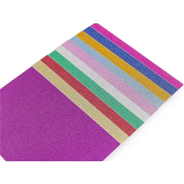 Öntapadós csillámos fólia 10x15 cm - mix (3 szett)