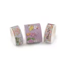 Washi öntapadós dekor szalag gyerek motívum szett - 2 világoslila (1 doboz) Washi öntapadós dekor szalag gyerek motívum szett - 2 világoslila (1 doboz)