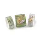 Washi öntapadós dekor szalag gyerek motívum szett - 3 almazöld (1 doboz) Washi öntapadós dekor szalag gyerek motívum szett - 3 almazöld (1 doboz)