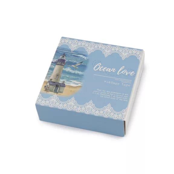 Washi öntapadós dekor szalag vintage szett - 8 mix tenger (1 szett) Washi öntapadós dekor szalag vintage szett - 8 mix tenger (1 szett)