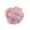 Dekoratív párna csomózott bouclé Ø20 cm - 3 púderrózsaszín (1 db-os csomagolás)