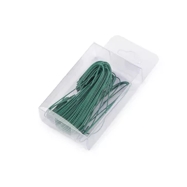   Karácsonyfadísz szaloncukor akasztó karácsonyfa dísz kampó 100 db - élénkzöld (4 box)