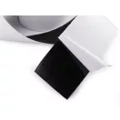 Tépőzár öntapadós hurkos + bolyhos oldal 10 cm - fekete Tépőzár öntapadós hurkos + bolyhos oldal 10 cm - fekete