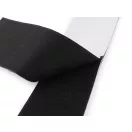 Tépőzár öntapadós hurkos + bolyhos oldal 10 cm - fekete Tépőzár öntapadós hurkos + bolyhos oldal 10 cm - fekete