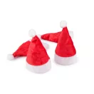 Karácsonyi mini mikulás plüss sapka - piros (10 db-os csomagolás) Karácsonyi mini mikulás plüss sapka - piros (10 db-os csomagolás)