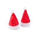 Karácsonyi mini mikulás plüss sapka - piros (10 db-os csomagolás) Karácsonyi mini mikulás plüss sapka - piros (10 db-os csomagolás)