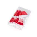 Karácsonyi mini mikulás plüss sapka - piros (10 db-os csomagolás) Karácsonyi mini mikulás plüss sapka - piros (10 db-os csomagolás)