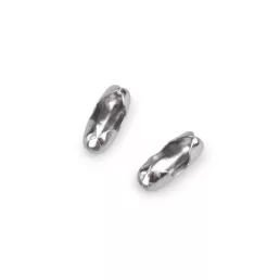 Rozsdamentes acél golyóslánc-összekötő / vég 3x7 mm