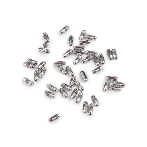 Rozsdamentes acél golyóslánc-összekötő / vég 3x7 mm