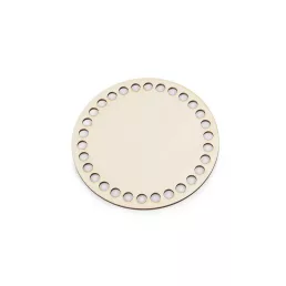   Horgolható kosár alap / kosár táska készítéshez Ø12 cm