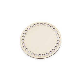   Horgolható kosár alap / kosár táska készítéshez Ø12 cm