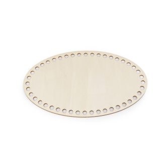 Horgolható kosár alap / kosár készítéshez 15x25 cm