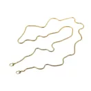 Kézitáska lánc hossza 120 cm, Ø3 mm - 2 arany (1 db-os csomagolás) Kézitáska lánc hossza 120 cm, Ø3 mm - 2 arany (1 db-os csomagolás)