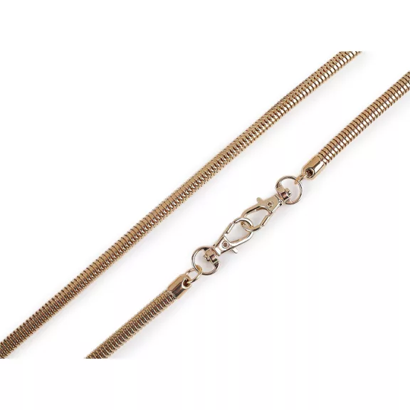 Kézitáska lánc hossza 120 cm, Ø6,5 mm - 2 arany (1 db-os csomagolás) Kézitáska lánc hossza 120 cm, Ø6,5 mm - 2 arany (1 db-os csomagolás)