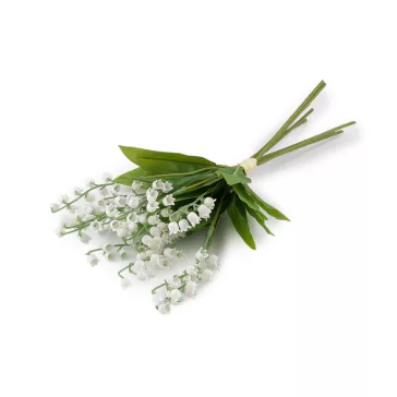 Műgyöngyvirág csokor - fehér (1 bunch)