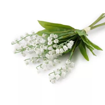Műgyöngyvirág csokor - fehér (1 bunch)