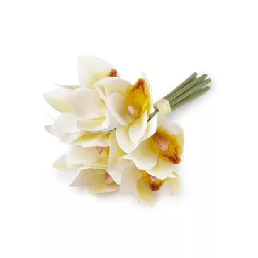 Műorchidea csokor - 1 krém világos (3 bunch)