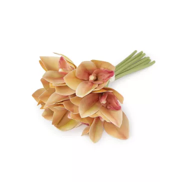Műorchidea csokor - 2 krémszín (3 bunch)