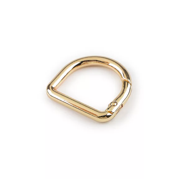 Karabíner félkarika lyuk 22 mm - 3 arany klasszik (1 db-os csomagolás) Karabíner félkarika lyuk 22 mm - 3 arany klasszik (1 db-os csomagolás)