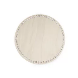 Horgolható fa alap / kosár táska készítésre Ø25 cm