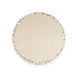 Horgolható fa alap / kosár táska készítésre Ø29 cm