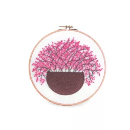 Hímző készlet előrenyomtatott mintával