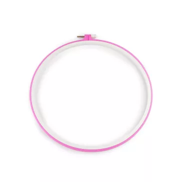   Hímzőkeret / műanyag karika - 2 (Ø26,4 cm) rózsaszín (10 db-os csomagolás)
