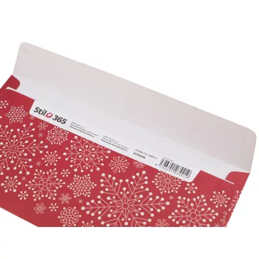   Karácsonyi ajándék pénzboríték 11x22 cm - mix (100 db-os csomagolás)