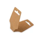 Őntapadós akasztó kártya 55x150 mm papír - természetes barna (200 db-os csomagolás) Őntapadós akasztó kártya 55x150 mm papír - természetes barna (200 db-os csomagolás)