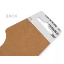 Őntapadós akasztó kártya 55x150 mm papír - természetes barna (400 db-os csomagolás) Őntapadós akasztó kártya 55x150 mm papír - természetes barna (400 db-os csomagolás)