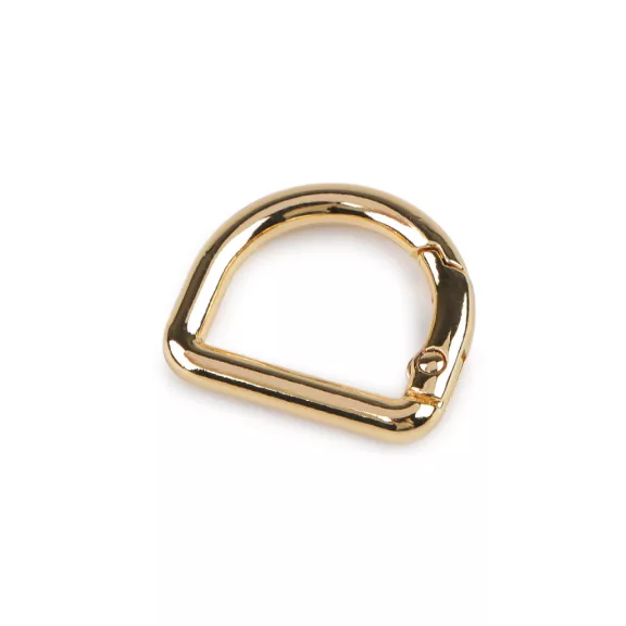 Karabíner D félkarika lyuk 19 mm Karabíner D félkarika lyuk 19 mm