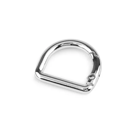 Karabíner D félkarika lyuk 19 mm