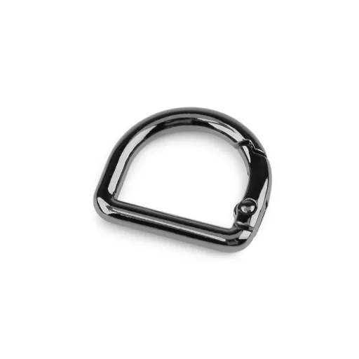 Karabíner D félkarika lyuk 19 mm