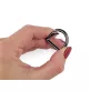Karabíner D félkarika lyuk 19 mm