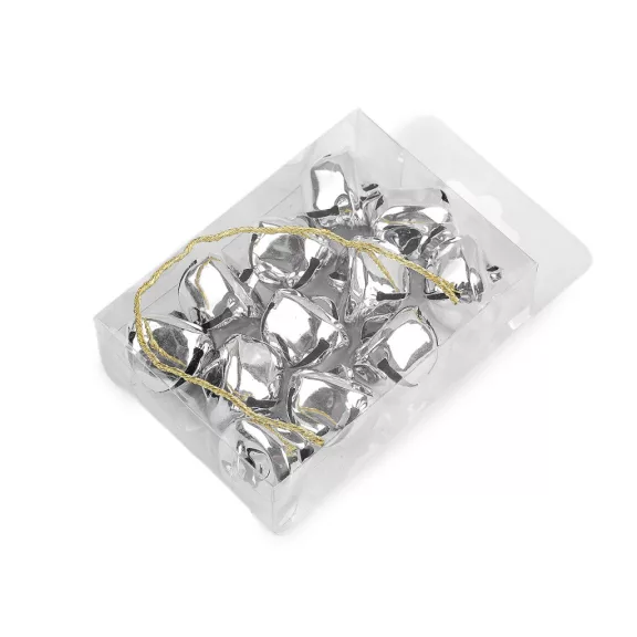 Csengettyű Ø25 mm dobozban / harang - 1 ezüst fény (1 doboz) Csengettyű Ø25 mm dobozban / harang - 1 ezüst fény (1 doboz)