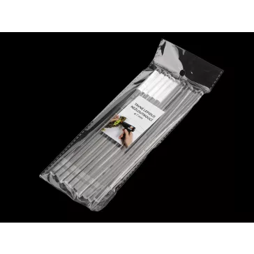   Olvadó ragasztó Ø7 mm, 20 cm hosszú, nem sárgul - Transparent (100 db-os csomagolás)