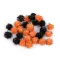 Színes Pom pom golyók lurexszel Ø15 mm - 5 mix Halloween (1 zacskó)