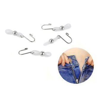   Speciális kampó a nadrág cipzárjának szétnyílása ellen