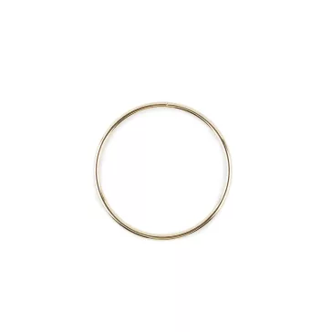   Fém karika nem hegesztett / táskafül Ø10 cm - 2 nikkel fekete (12 db-os csomagolás)