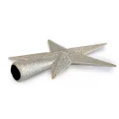 Karácsonyfa csúcsdísz csillag - 1 világos krém glitter (9 db-os csomagolás) Karácsonyfa csúcsdísz csillag - 1 világos krém glitter (9 db-os csomagolás)