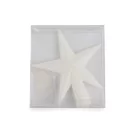 Karácsonyfa csúcsdísz csillag - 1 világos krém glitter (9 db-os csomagolás) Karácsonyfa csúcsdísz csillag - 1 világos krém glitter (9 db-os csomagolás)