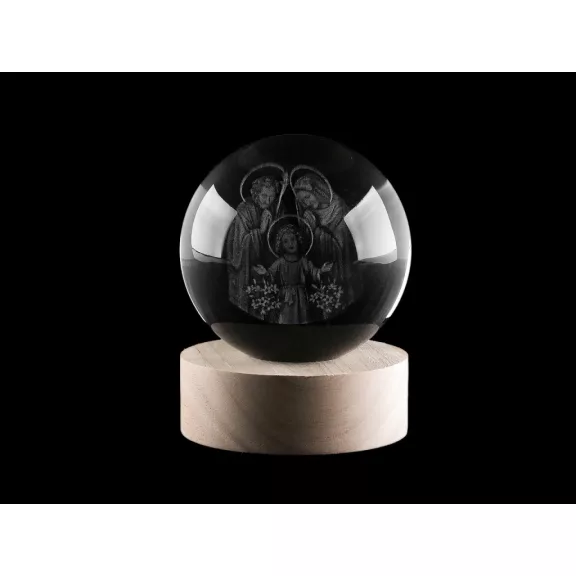LED világító üveggömb Ø8 cm - 1 Transparent szentek (1 db-os csomagolás) LED világító üveggömb Ø8 cm - 1 Transparent szentek (1 db-os csomagolás)
