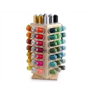   Forgó cérnatartó tárolóhellyel magassága 44 cm orsótartó