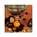 Dekorációs pókháló Halloween - 4 fekete (4 db-os csomagolás) Dekorációs pókháló Halloween - 4 fekete (4 db-os csomagolás)