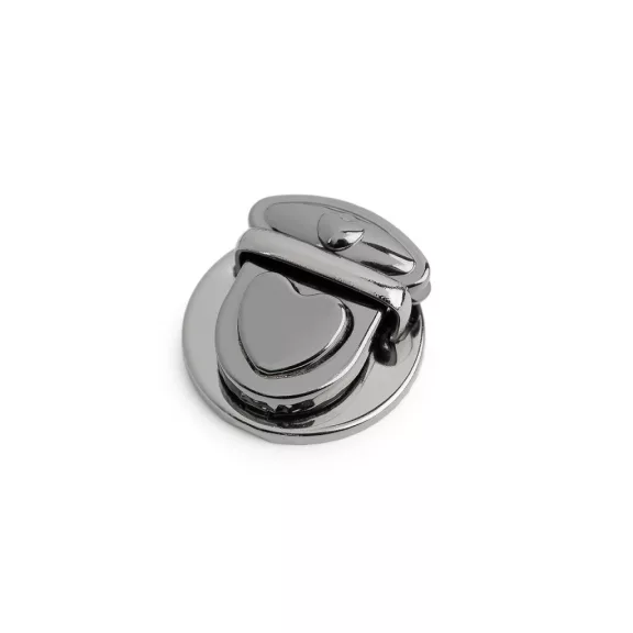 30x32 mm-es szív alakú pénztárcazár szett - 2 nikkel fekete (1 szett) 30x32 mm-es szív alakú pénztárcazár szett - 2 nikkel fekete (1 szett)