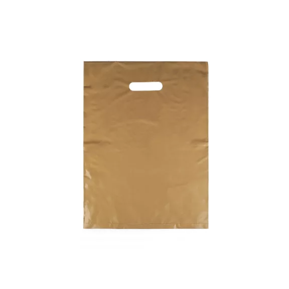 Műanyag táska 20x30 cm - 3 arany (50 db-os csomagolás) Műanyag táska 20x30 cm - 3 arany (50 db-os csomagolás)