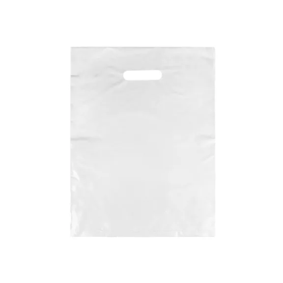 Műanyag táska 30x40 cm - 1 fehér (150 db-os csomagolás) Műanyag táska 30x40 cm - 1 fehér (150 db-os csomagolás)