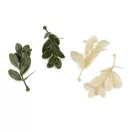 Mű mini buxus ág díszítésre - 2 élénkzöld (100 db-os csomagolás)